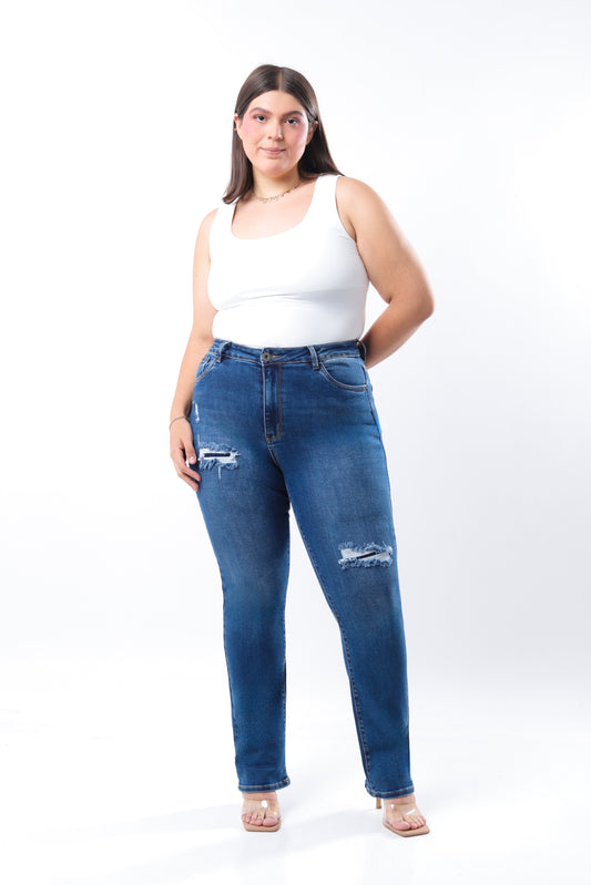 PANTALON RECTO (STRAIGTH) CURVY MODELO 3924 KYRATH
