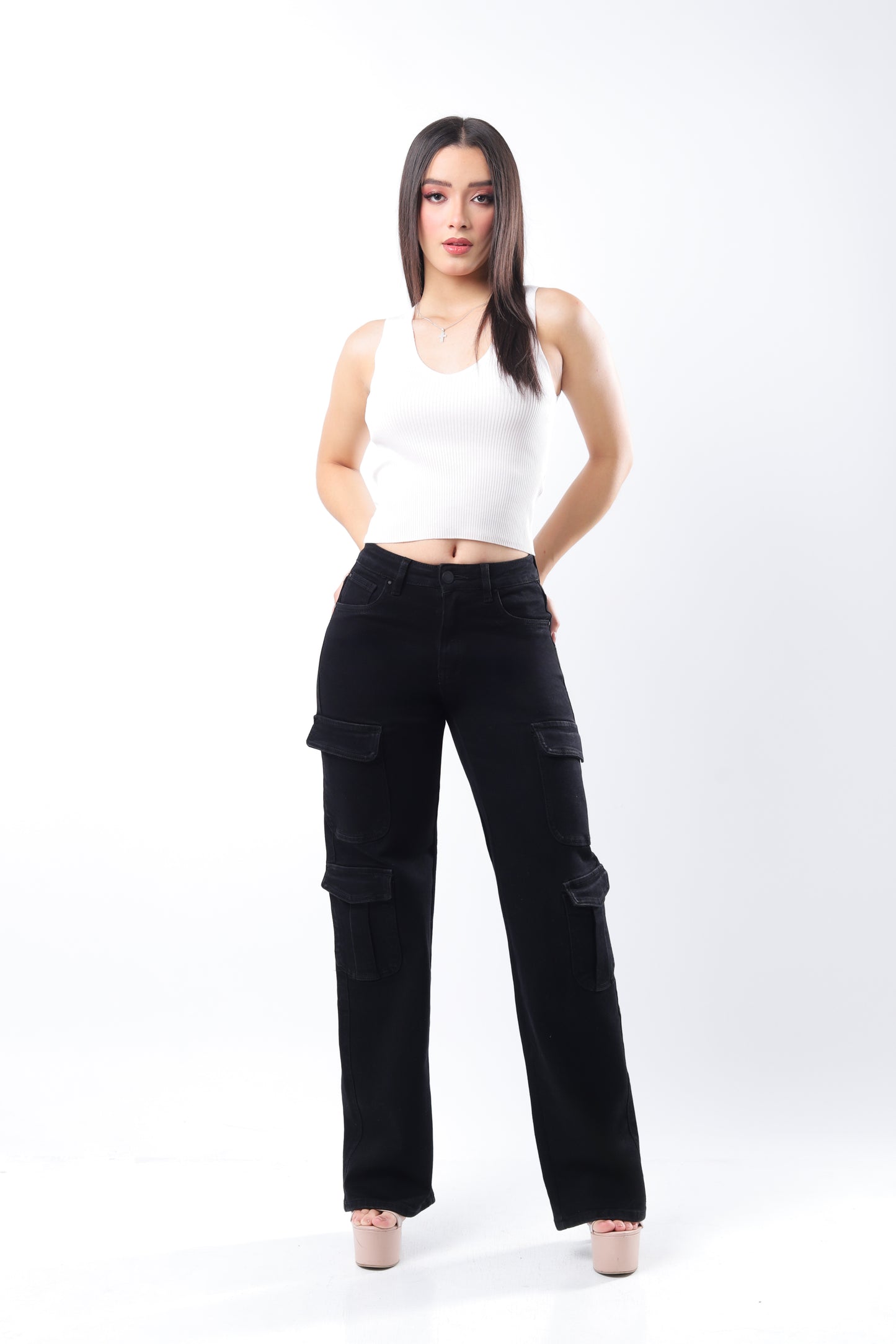 Pantalón Wide Leg Cargo Modelo 3947 Kyrath