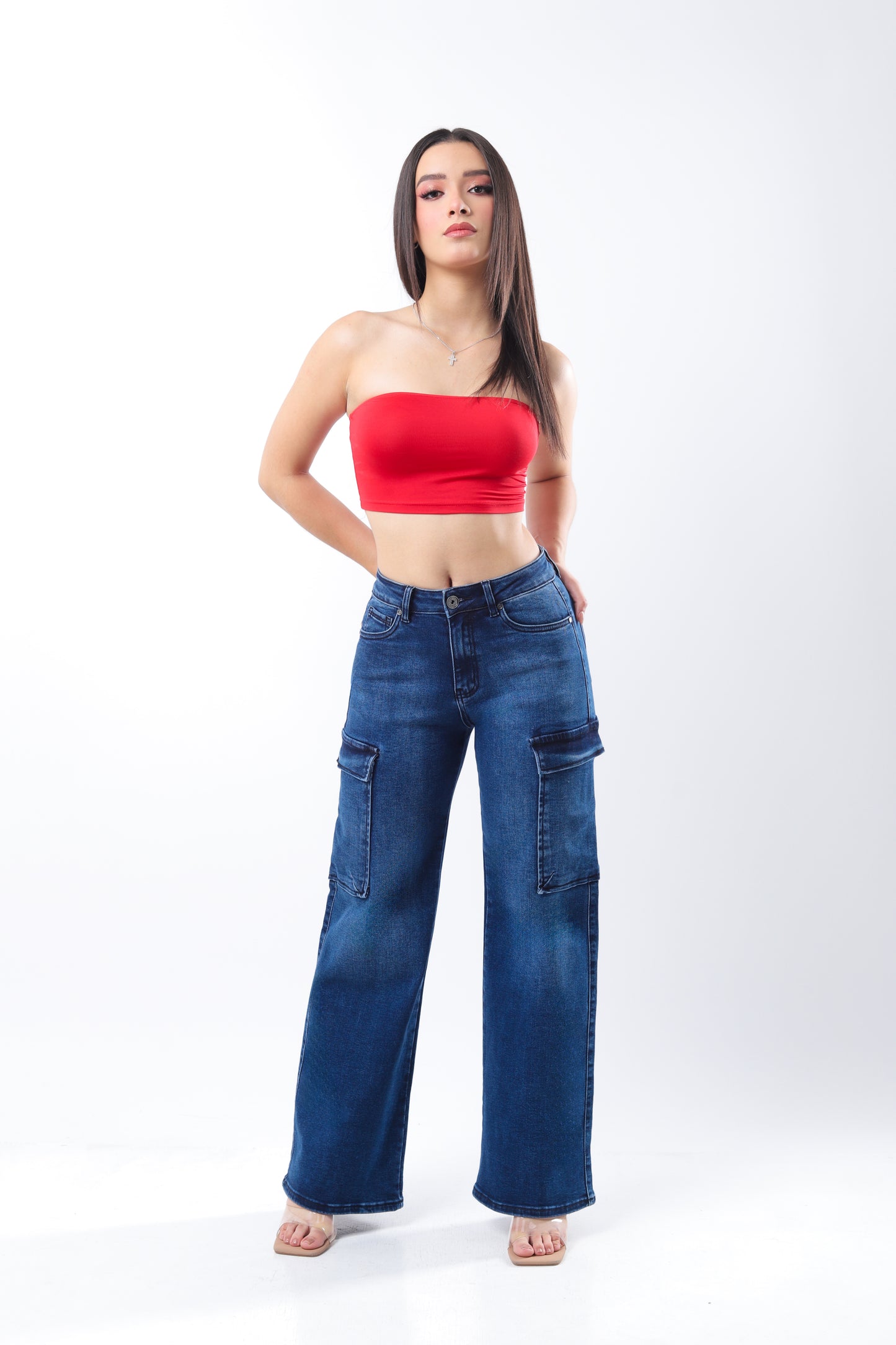 Pantalón Wide Leg Cargo Modelo 3960 Kyrath